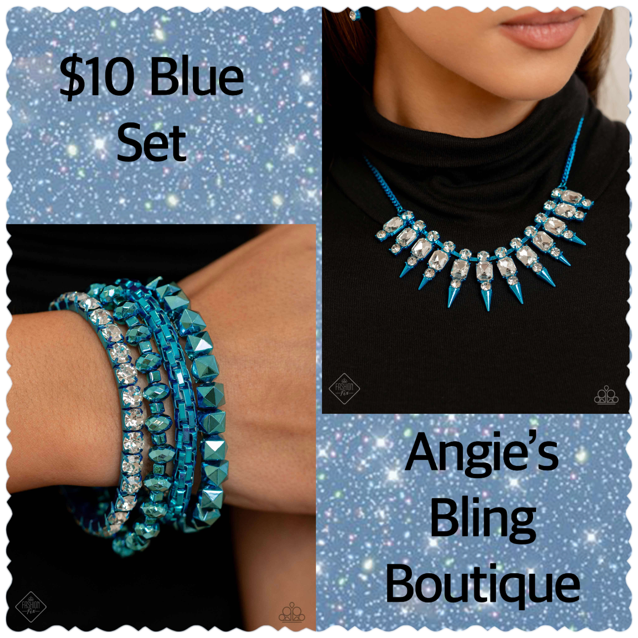 Paparazzi Jewelry Necklace-Bracelet-Earrings Punk Passion 