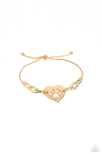 Paparazzi Jewelry Necklace PAW-sitively Perfect - Gold