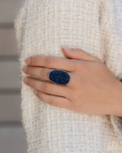 Load image into Gallery viewer, Paparazzi Jewelry Ring Exaggerated Elitist - Blue