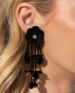 Paparazzi Jewelry Life of the Party Floral Future - Black
