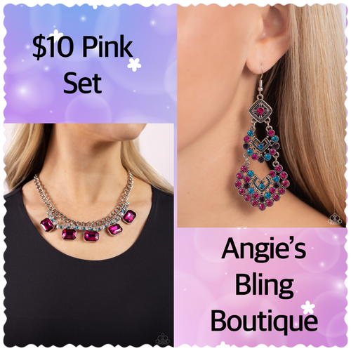 Paparazzi Jewelry Necklace WEAVING Wonder/Earrings