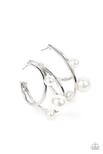 Load image into Gallery viewer, Paparazzi Jewelry Earrings Metro Pier - White