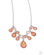 Load image into Gallery viewer, Paparazzi Jewelry Necklace Talented Teardrops - Orange