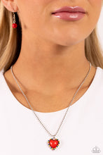 Load image into Gallery viewer, Paparazzi Jewelry Necklace Romantic Ragtime - Red