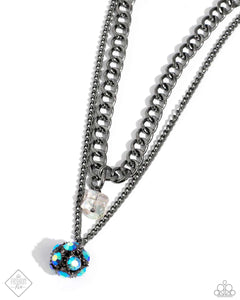 Paparazzi Jewelry Necklace Flair for the Fierce - Blue