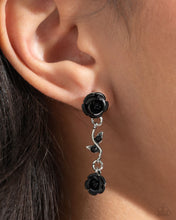 Load image into Gallery viewer, Paparazzi Jewerly Necklace ROSE Without Saying/Earrings Led by the ROSE - Black