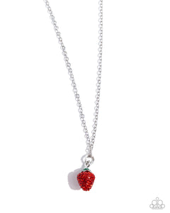 Paparazzi Jewelry Necklace Strawberry Style - Red