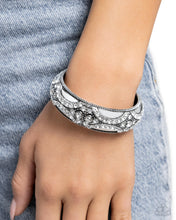 Load image into Gallery viewer, Paparazzi Jewelry Bracelet Draped in Decadence - White