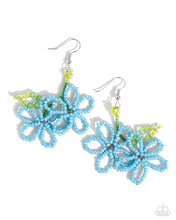 Load image into Gallery viewer, Paparazzi Jewelry Earrings Beaded Blooms - Blue