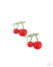Load image into Gallery viewer, Paparazzi Jewelry Earrings Charming Cherries - Red