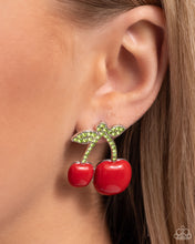 Load image into Gallery viewer, Paparazzi Jewelry Earrings Charming Cherries - Red