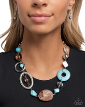 Load image into Gallery viewer, Paparazzi Jewelry Necklace Santa Fe Service - Blue