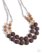 Load image into Gallery viewer, Paparazzi Jewerly Necklace Whimsically Wealthy - Brown