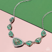 Load image into Gallery viewer, Paparazzi Jewerly Necklace Discreet Dazzle - Green