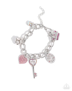 Paparazzi Jewelry Bracelet Regal Ratio - Pink