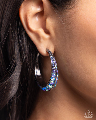 Paparazzi Jewelry Earrings Embedded Edge