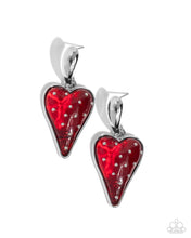 Load image into Gallery viewer, Paparazzi Jewelry Earrings Glossy Goodwill - Red