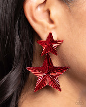 Load image into Gallery viewer, Paparazzi Jewelry Earrings Patriotic Promise - Red