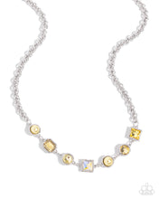 Load image into Gallery viewer, Paparazzi Jewelry Necklace Bejeweled Bravado - Yellow