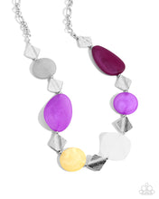 Load image into Gallery viewer, Paparazzi Jewelry Necklace Reflective Redux - Purple
