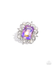 Load image into Gallery viewer, Paparazzi Jewelry  Ring Framed Flourish - Purple