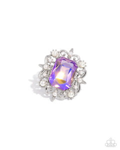 Paparazzi Jewelry  Ring Framed Flourish - Purple