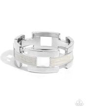 Load image into Gallery viewer, Paparazzi Jewelry Bracelet Modern Merger - White