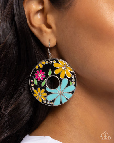 Paparazzi Jewelry Earrings Embroidered Elegance
