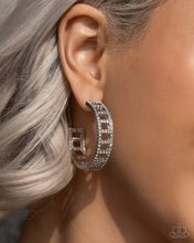 Load image into Gallery viewer, Paparazzi Jewelry Earrings Bridging Brilliance - White