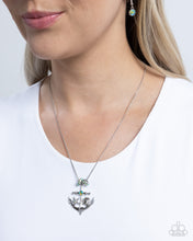 Load image into Gallery viewer, Paparazzi Jewelry Necklace Anchored Accent - Green