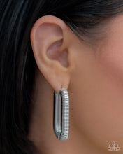 Load image into Gallery viewer, Paparazzi Jewelry Earrings Spiral Supply - Silver