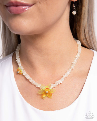 Paparazzi Jewelry Necklace Malibu Master - Yellow