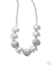 Load image into Gallery viewer, Paparazzi Jewelry Necklace Engraved Energy - Silver