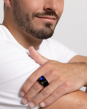 Load image into Gallery viewer, Paparazzi Jewelry Men Trenchant Triangle - Blue