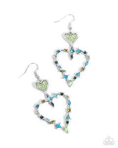 Paparazzi Jewelry Earrings Parallel Passion - Green