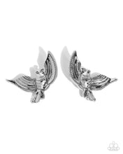 Load image into Gallery viewer, Papaprazzi Jewelry Earrings Bird of PLAY - Silver