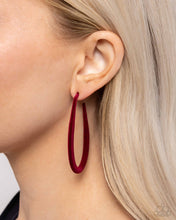 Load image into Gallery viewer, Paparazzi Jewelry Earrings The Right Angle - Red