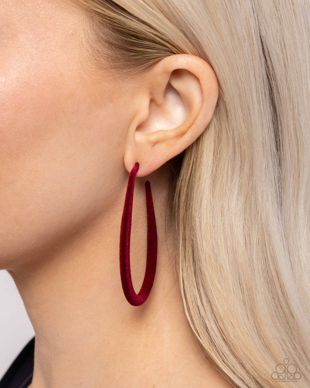 Paparazzi Jewelry Earrings The Right Angle - Red