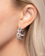 Load image into Gallery viewer, Paparazzi Jewelry Earrings Geometric Glimpse - White