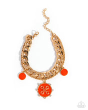 Load image into Gallery viewer, Paparazzi Jewelry Bracelet Preppy Present - Orange