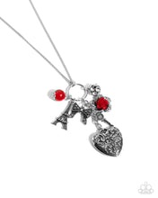 Load image into Gallery viewer, Paparazzi Jewlery Necklace Parisian Press - Red