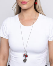 Load image into Gallery viewer, Paparazzi Jewlery Necklace Parisian Press - Red
