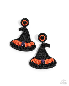 Paparazzi Jewelry Earrings Witch Hunt - Black