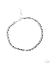 Load image into Gallery viewer, Paparazzi Jewelry Necklace Edgy Etching - Silver