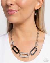 Load image into Gallery viewer, Paparazzi Jewerly Necklace Painted Paladin - Black