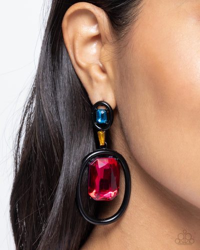 Paparazzi Jewelry Earrings Dipped in Dazzle