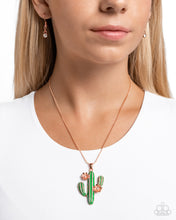 Load image into Gallery viewer, Paparazzi Jewelry Necklace Carefree Cactus - Copper