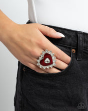 Load image into Gallery viewer, Paparazzi Jewelry Ring Devoted Declaration - Red