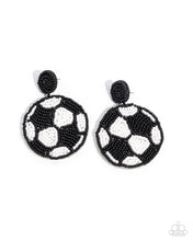 Load image into Gallery viewer, Paparazzi Jewelry Earrings Grand Goalkeeper - Black