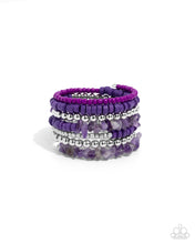 Load image into Gallery viewer, Paparazzi Jewelry Bracelet Plentiful Pizzazz - Purple